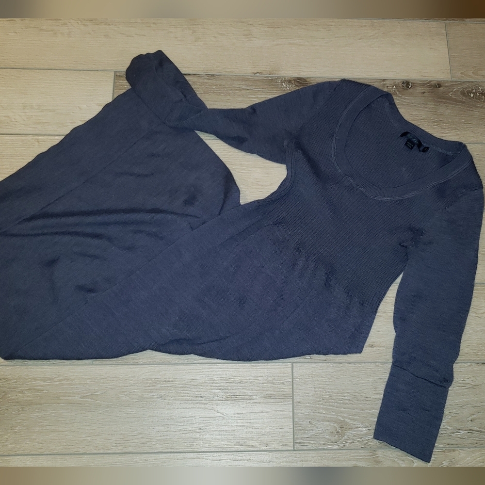 Boden sweater long blue  dress size MEDIUM